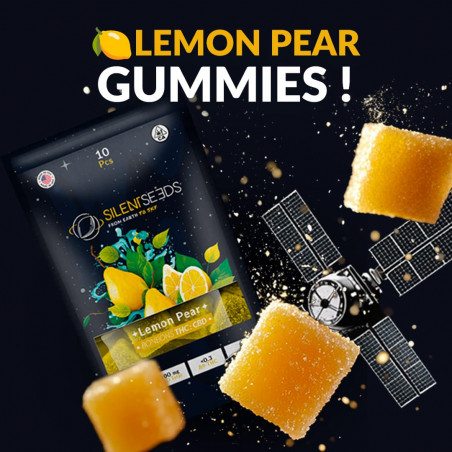 Gominolas de THC + CBD | Limón y pera