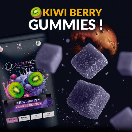 Gominolas de THC + CBD | Kiwi Berry