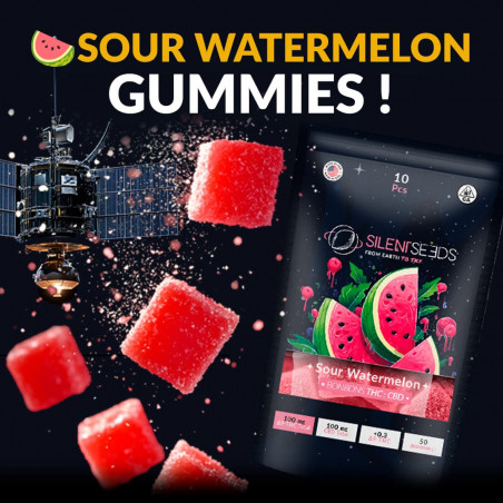 Gominolas de THC + CBD | Sandía ácida