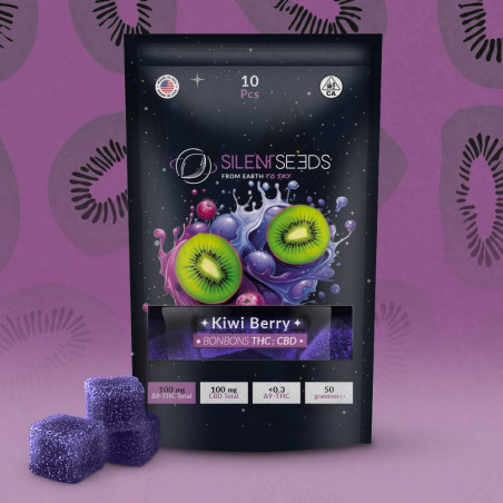 Gominolas de THC + CBD | Kiwi Berry