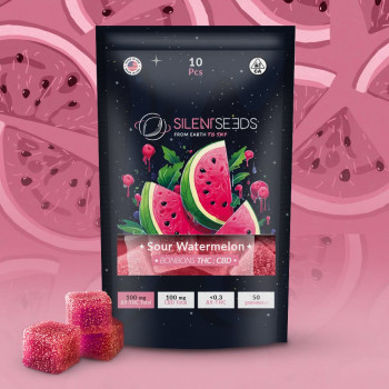 Gominolas de THC + CBD | Sandía ácida